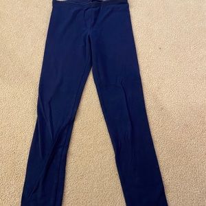 Blue leggings